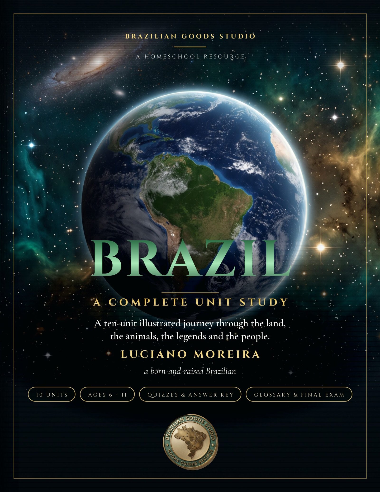 Brazil Unit Study paperback cover