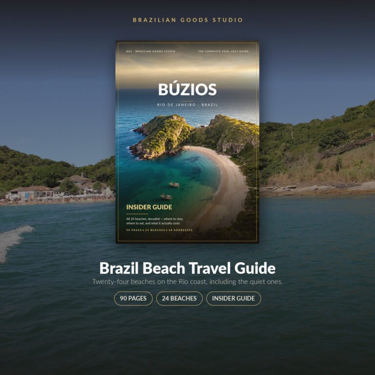 Brazil Beach Travel Guide — printable PDF by Brazilian Goods Studio