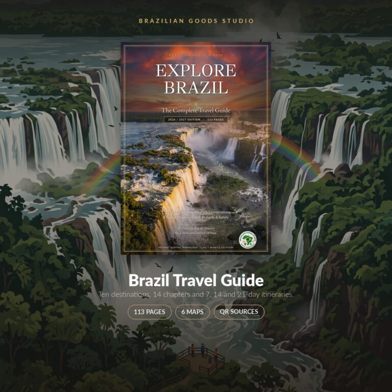 Brazil Travel Guide — printable PDF by Brazilian Goods Studio