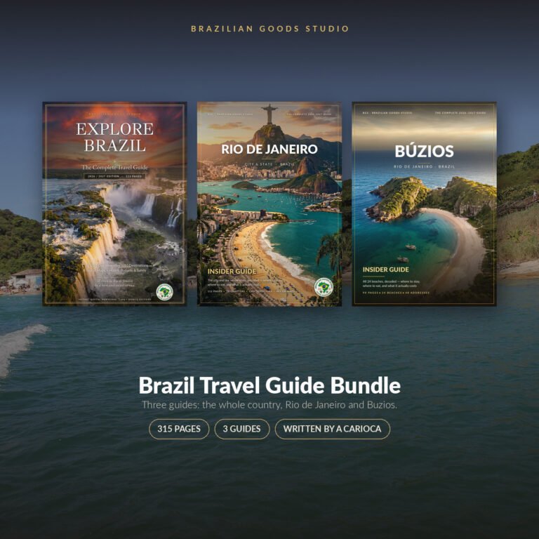 Brazil Travel Guide Bundle — printable PDF by Brazilian Goods Studio